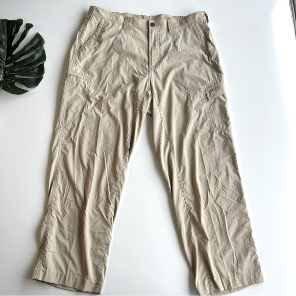 Exofficio Pants Exoficcio 36 X 28 Tan Hiking Outdoor Slacks Pants